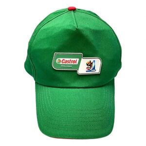 FIFA South Africa Baseball Cap  Castrol Green One-size Adult Hook Loop